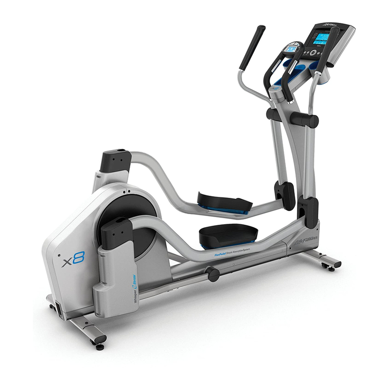 Life Fitness X8 Assembly and user instructions