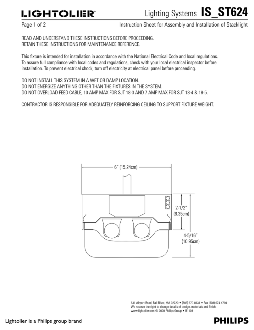 Lightolier IS_ST624 Specification sheet
