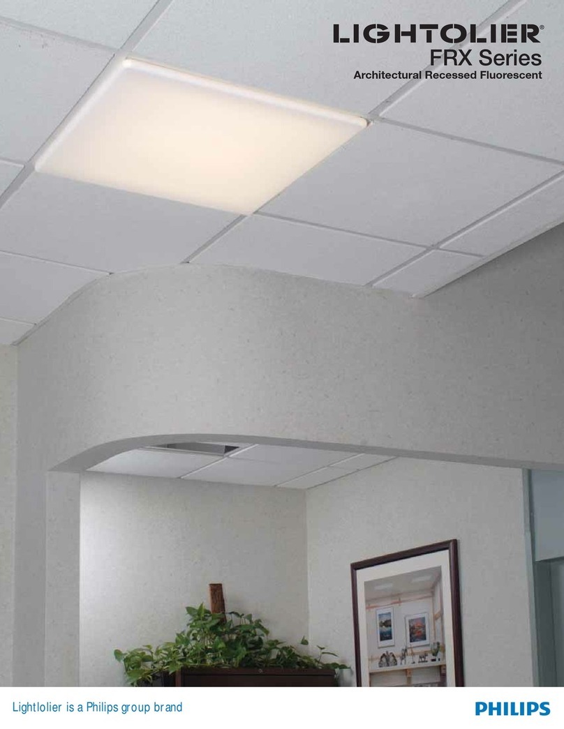 Lightolier FRX Series Specifications