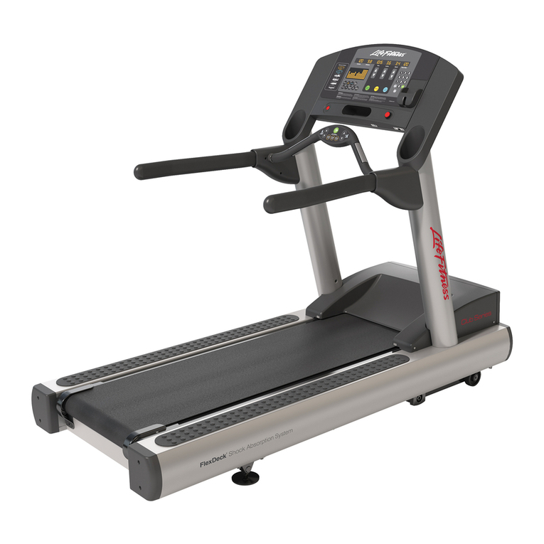 Life Fitness CLUB SERIES TREADMILL M051-00K60-B098 User manual