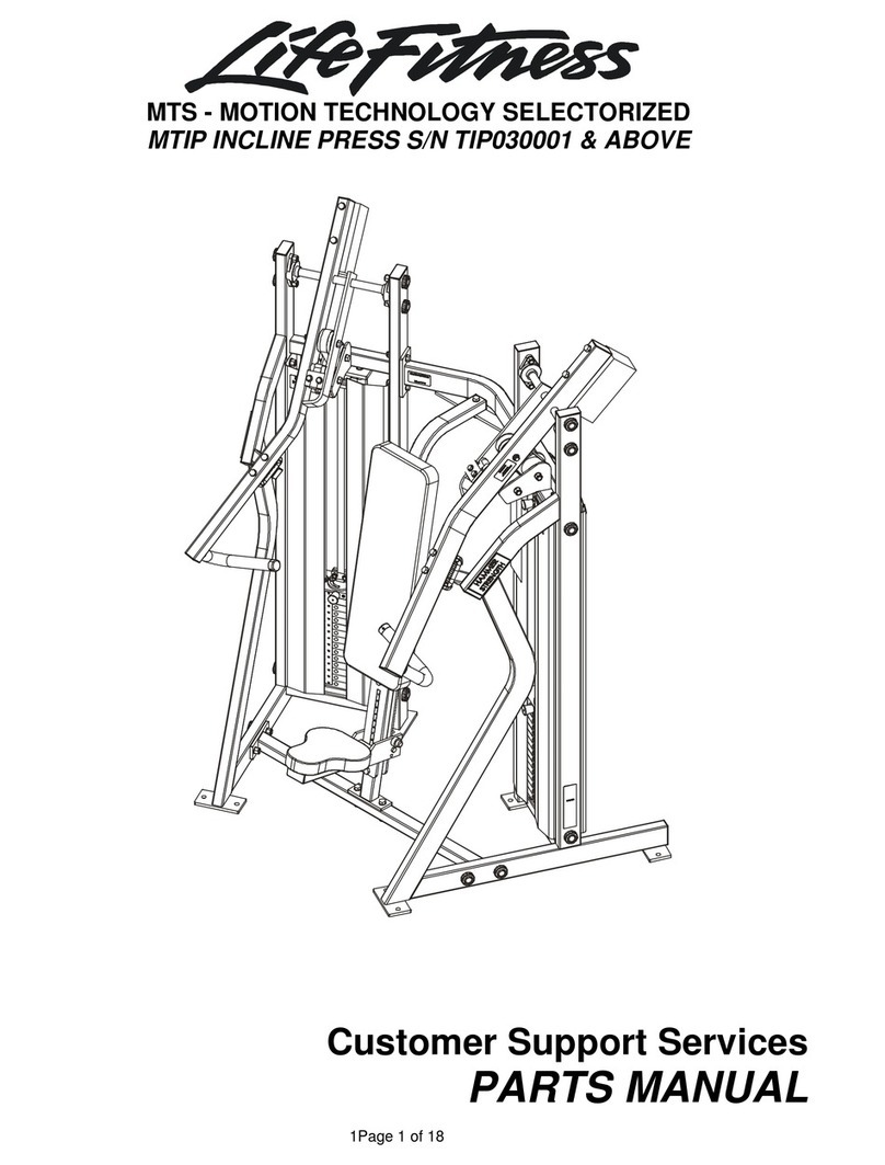 Life Fitness TIP030001 User manual