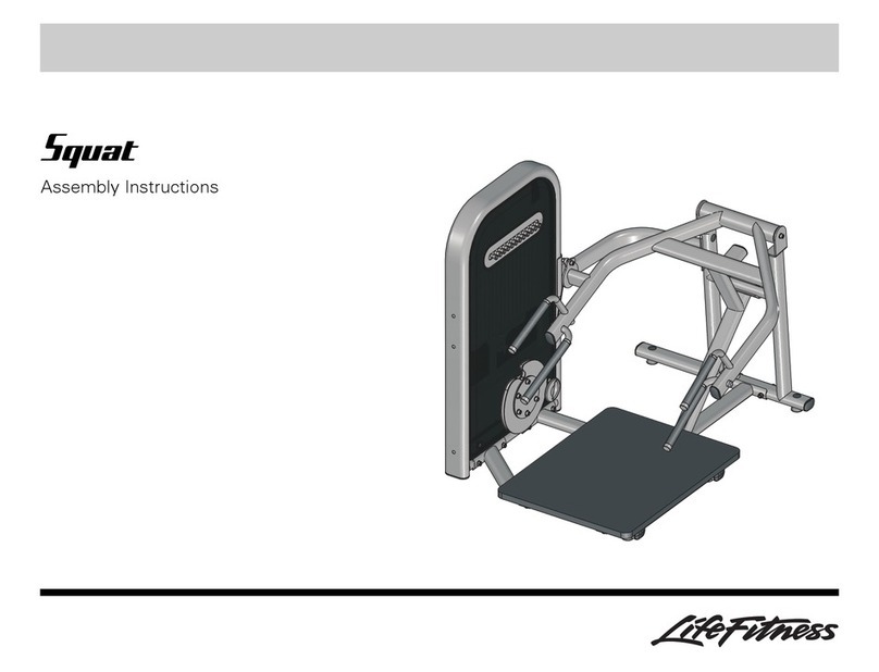Life Fitness Squat Assembly instructions