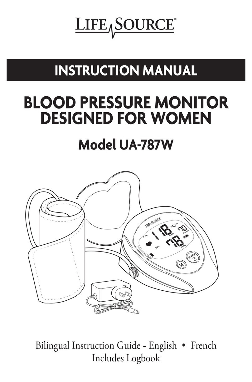 LifeSource UA-787W User manual LifeSource UA-787W User manual
