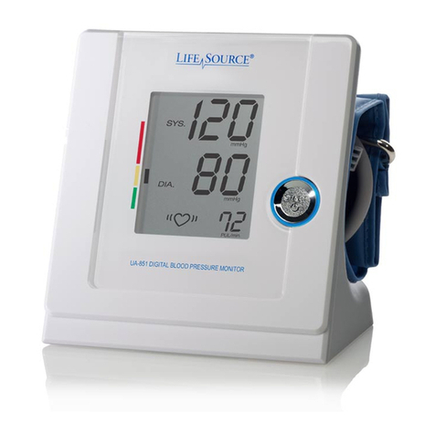LifeSource UA-851 Manual LifeSource UA-851 Manual