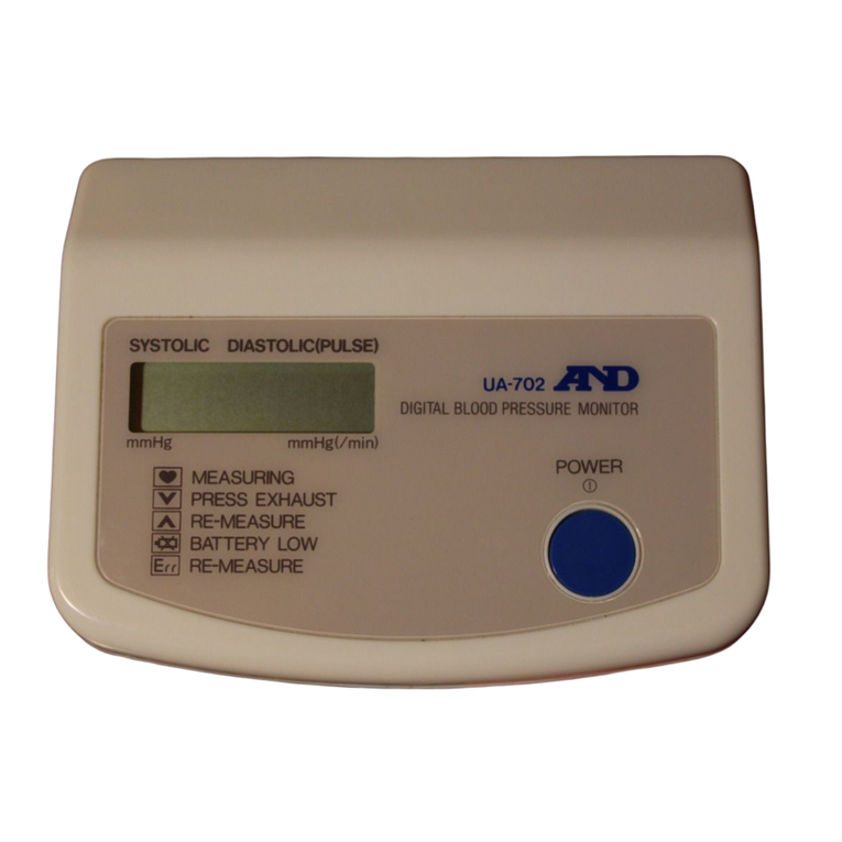 LifeSource UA-702 User manual LifeSource UA-702 User manual
