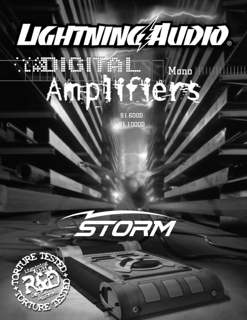 Lightning Audio Storm S1.1000D owner's manual