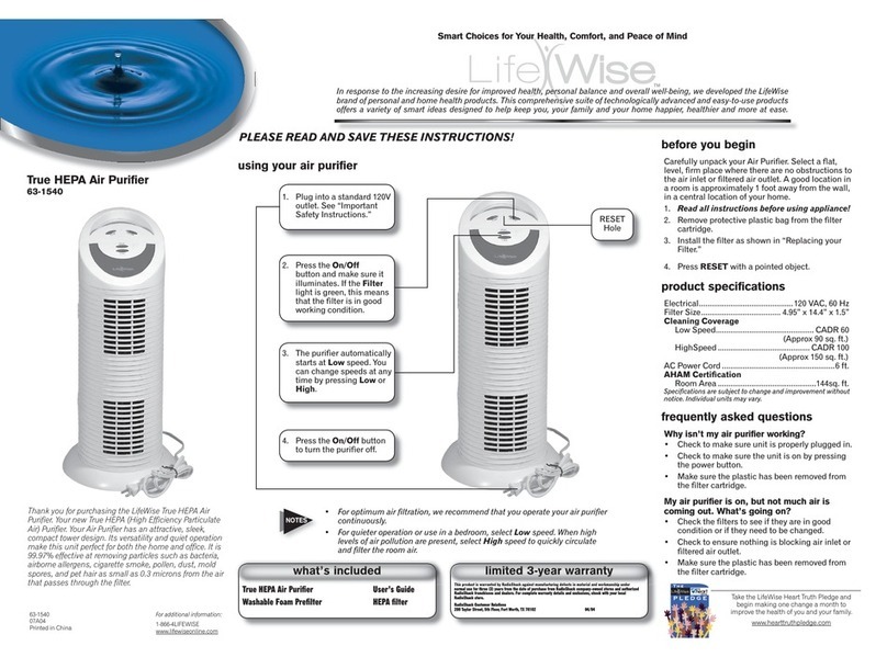 LifeWise 63-1540 user manual