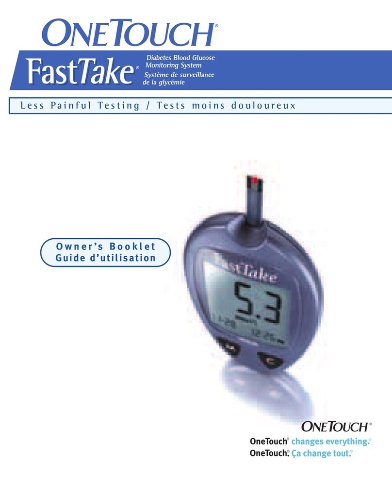 Lifescan OneTouch Profile owner's booklet