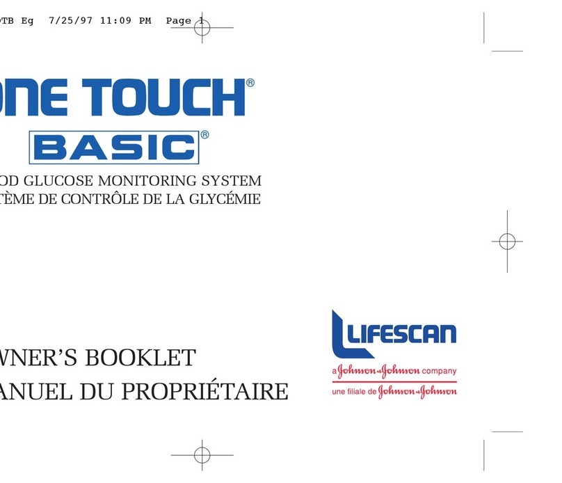 Lifescan ONE TOUCH BASIC BLOOD GLUCOSE MONITORING... User manual