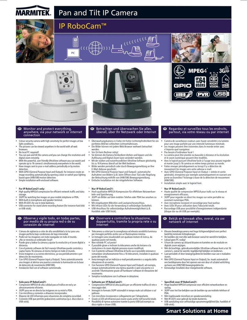 Marmitek IP RoboCam User manual
