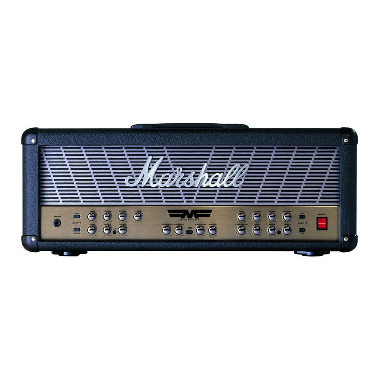 Marshall Amplification MF350 owner's manual