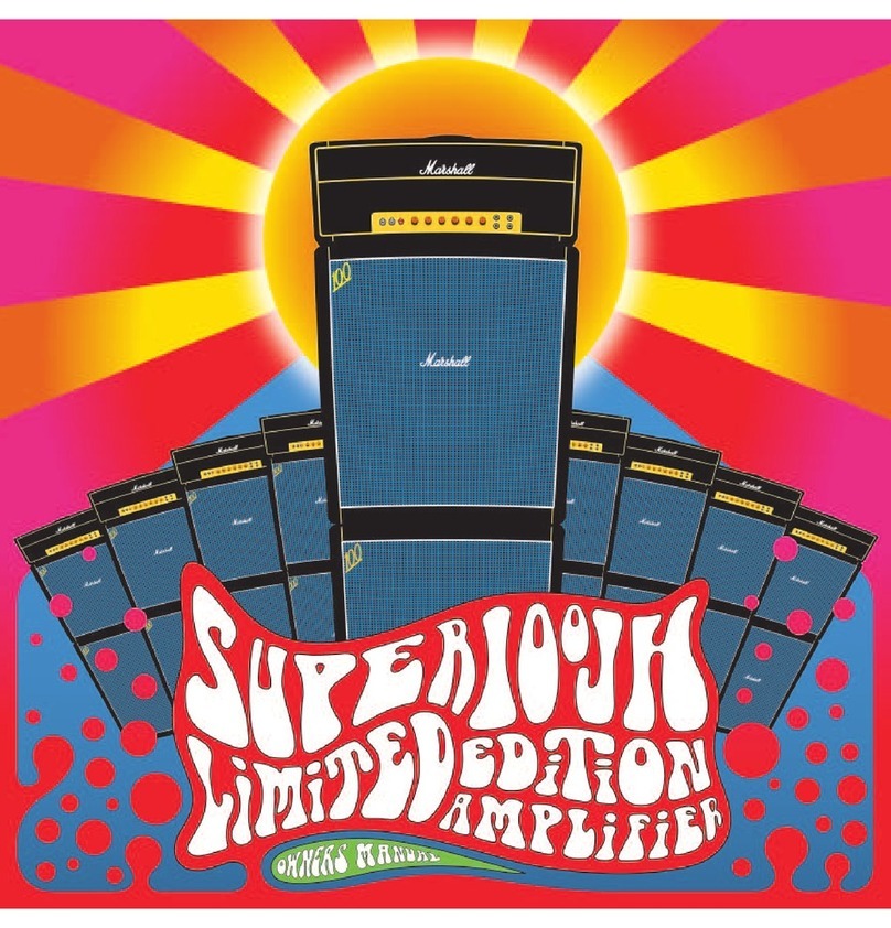 Marshall Amplification Super 100JH User manual