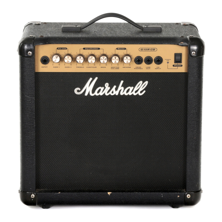 Marshall Amplification G15RCD User manual