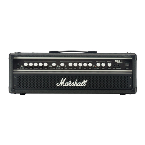 Marshall Amplification MB450H User manual