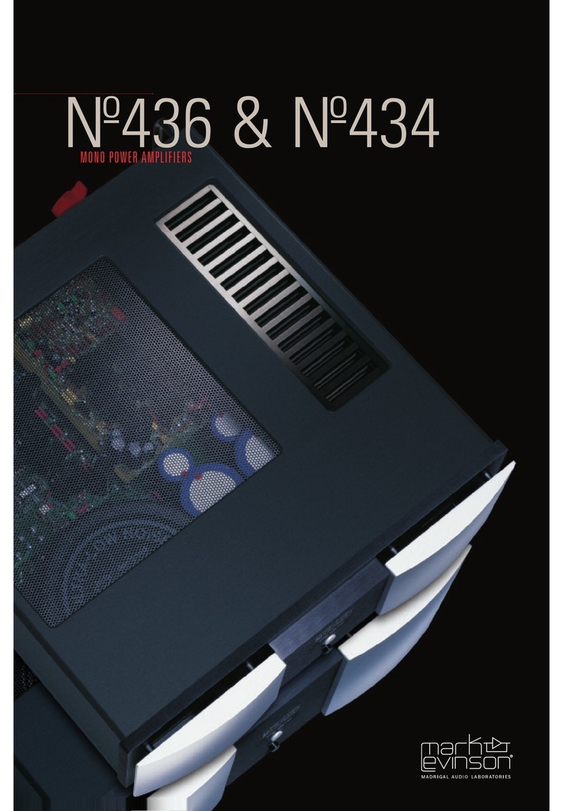 Mark Levinson 436 User manual