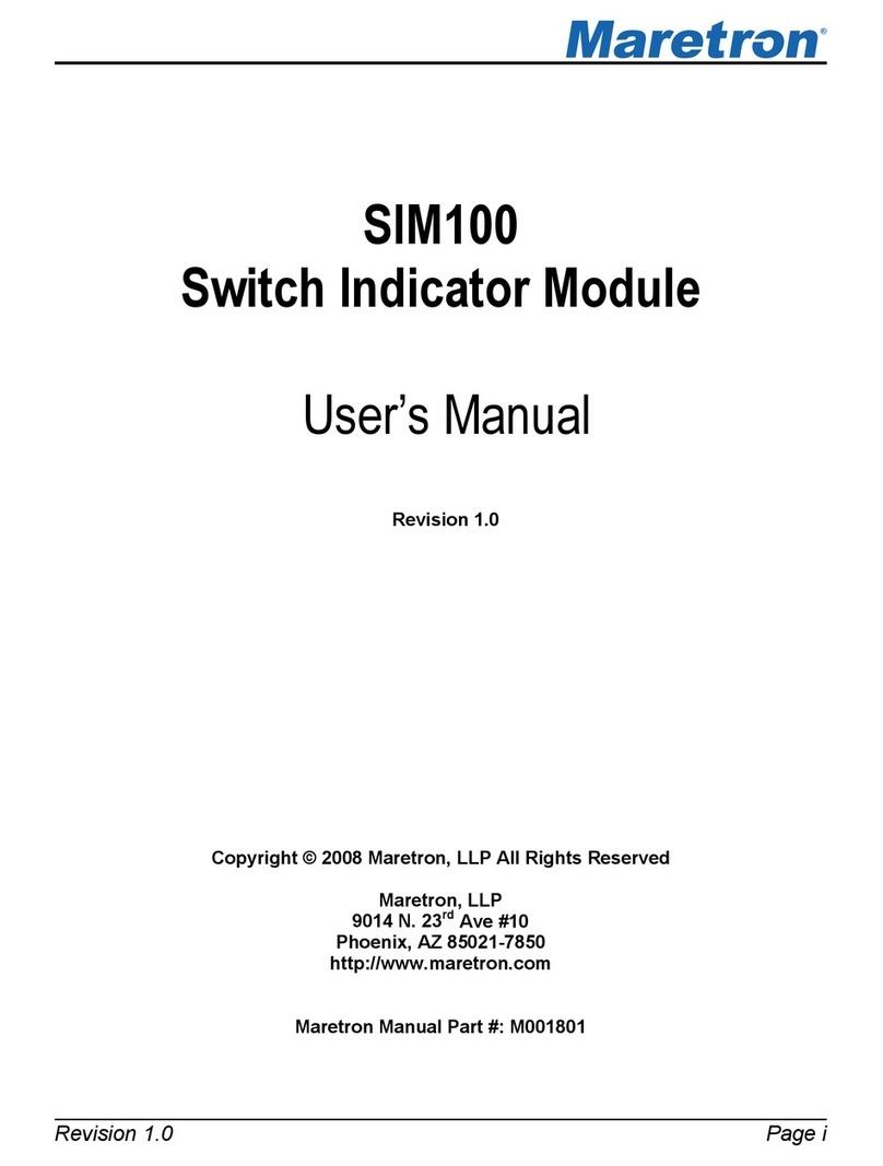 Maretron SIM100 User manual