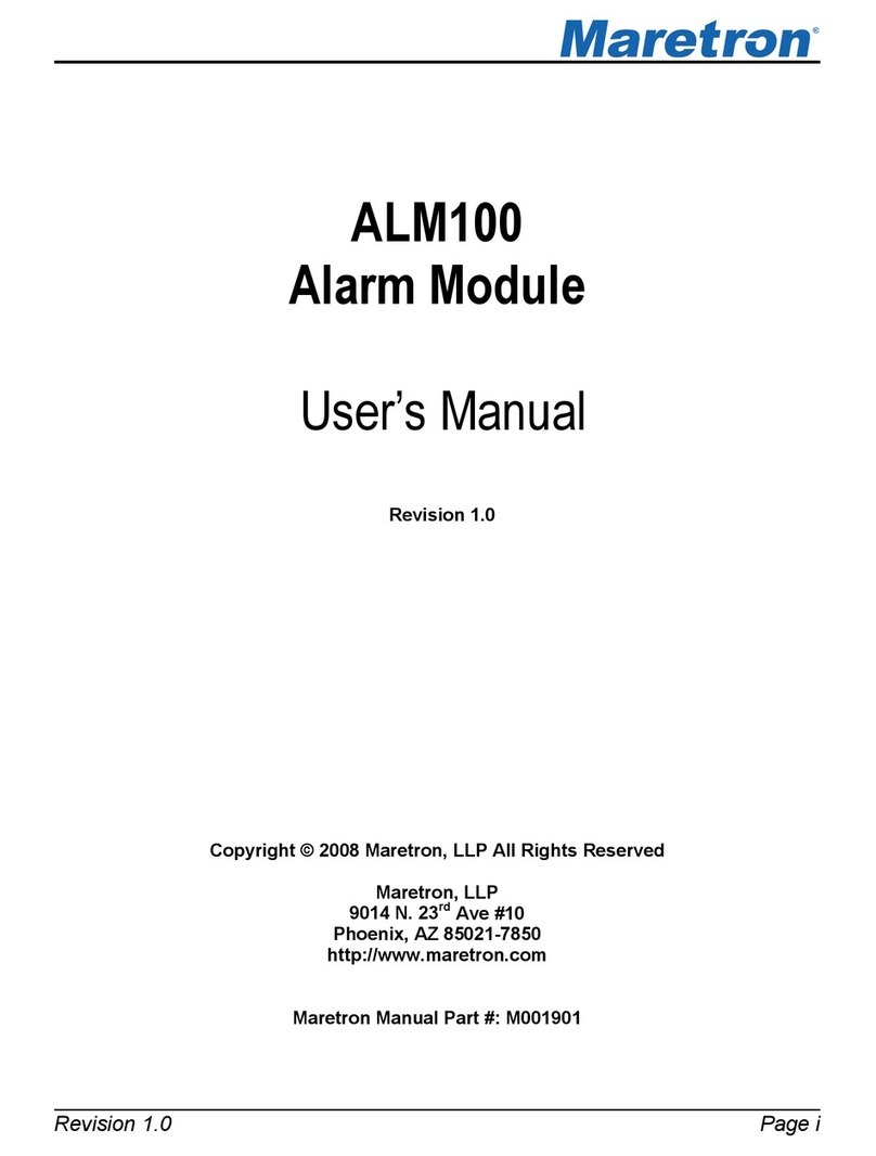 Maretron Alarm Module ALM100 user manual