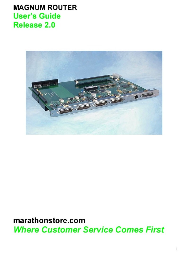 Marathon MAGNUM ROUTER user guide