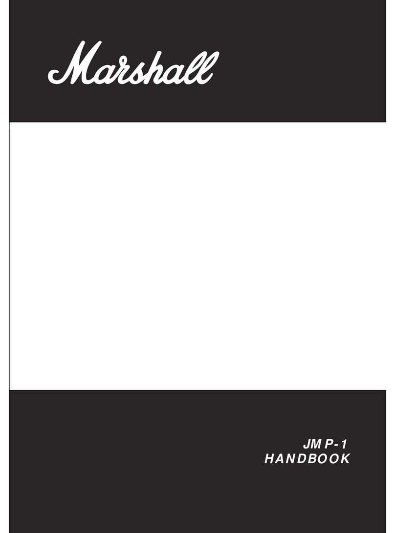 Marshall Amplification JMP-1 User manual