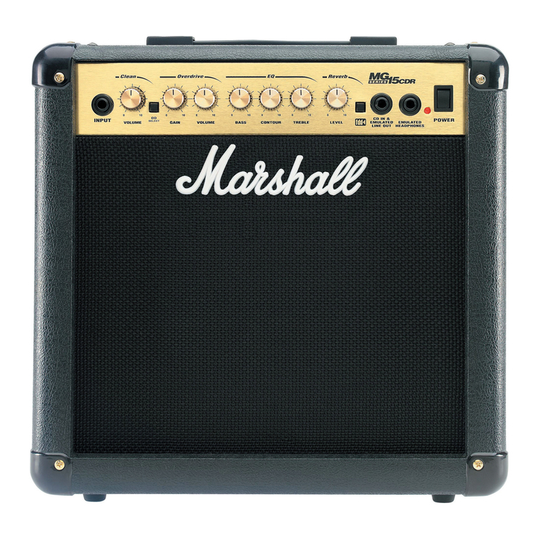 Marshall Amplification MG15 Series User manual
