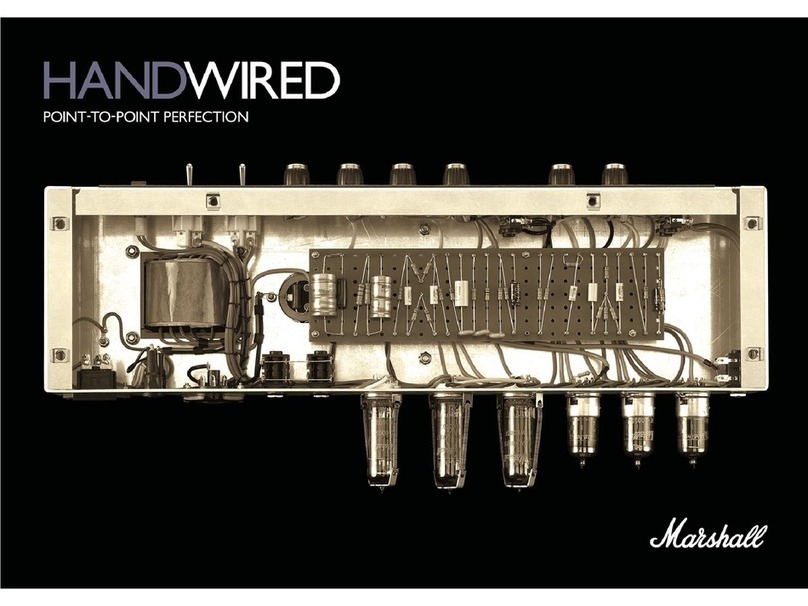 Marshall Amplification 1974X Brochure & specs