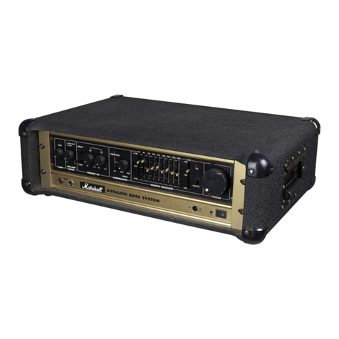 Marshall Amplification DBS 7400 User manual Marshall Amplification DBS 7400 User manual