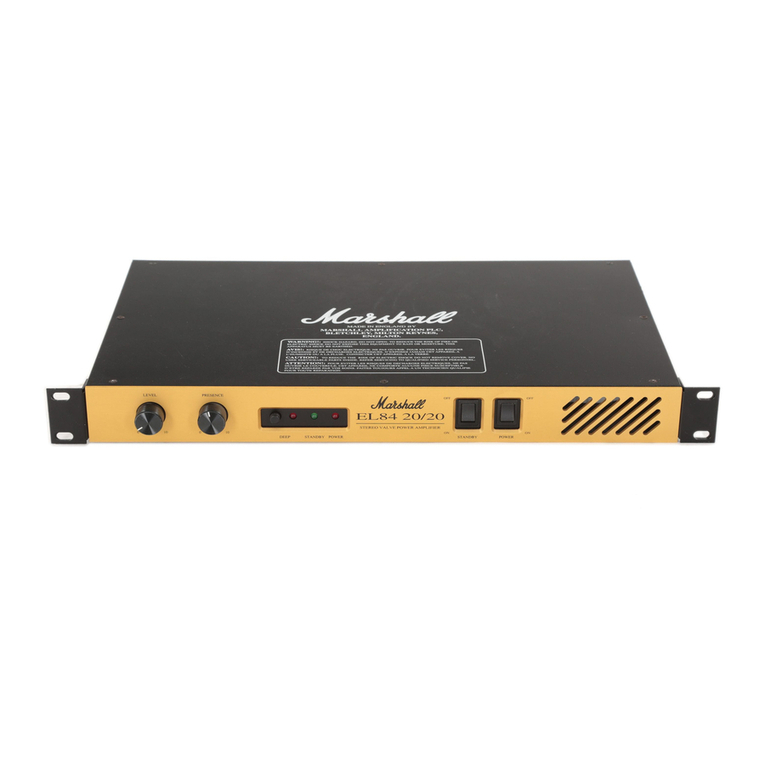 Marshall Amplification EL84 20/20 User manual