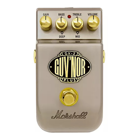 Marshall Amplification GV-2 Guv’nor Plus owner's manual