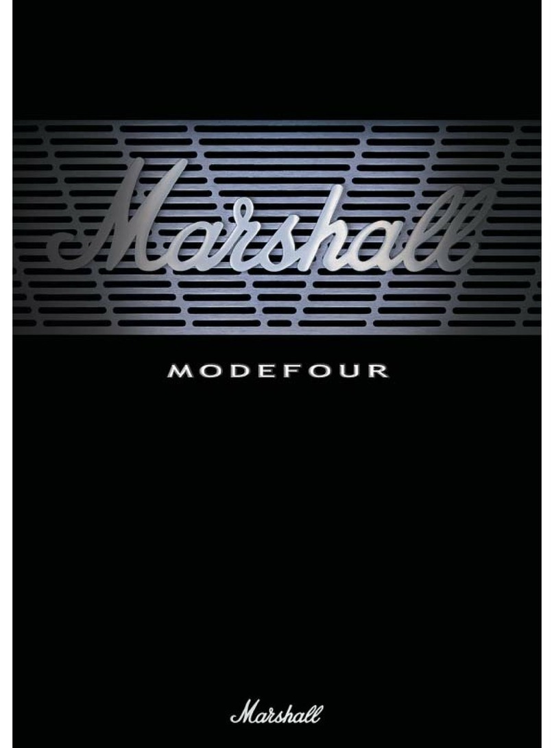 Marshall Amplification Modefour MF280 brochure