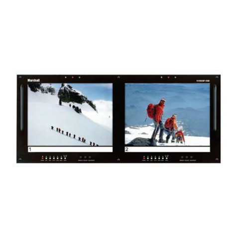 Marshall Electronics Dual 10.4-inch LCD Rack Mounted Monitor... User manual