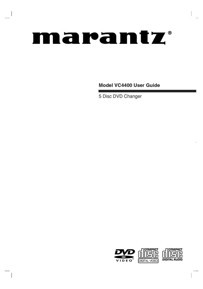 Marantz VC4400 User manual