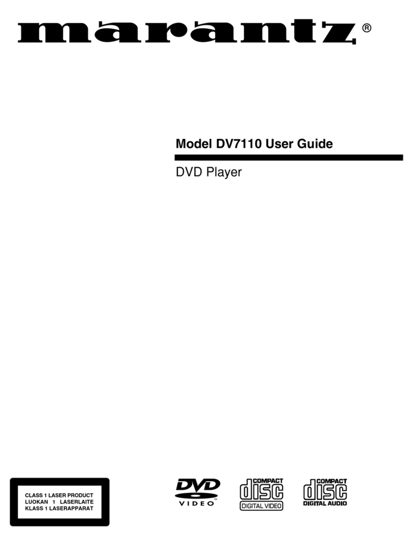 Marantz DV7110 user guide