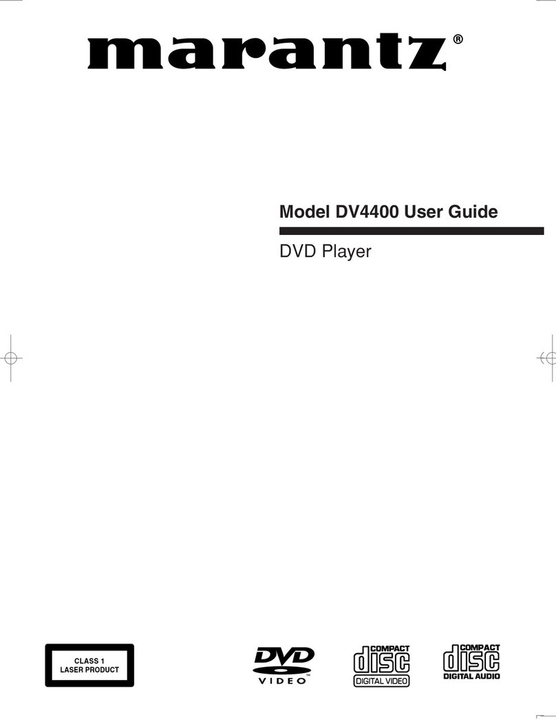 Marantz DV4400 User manual