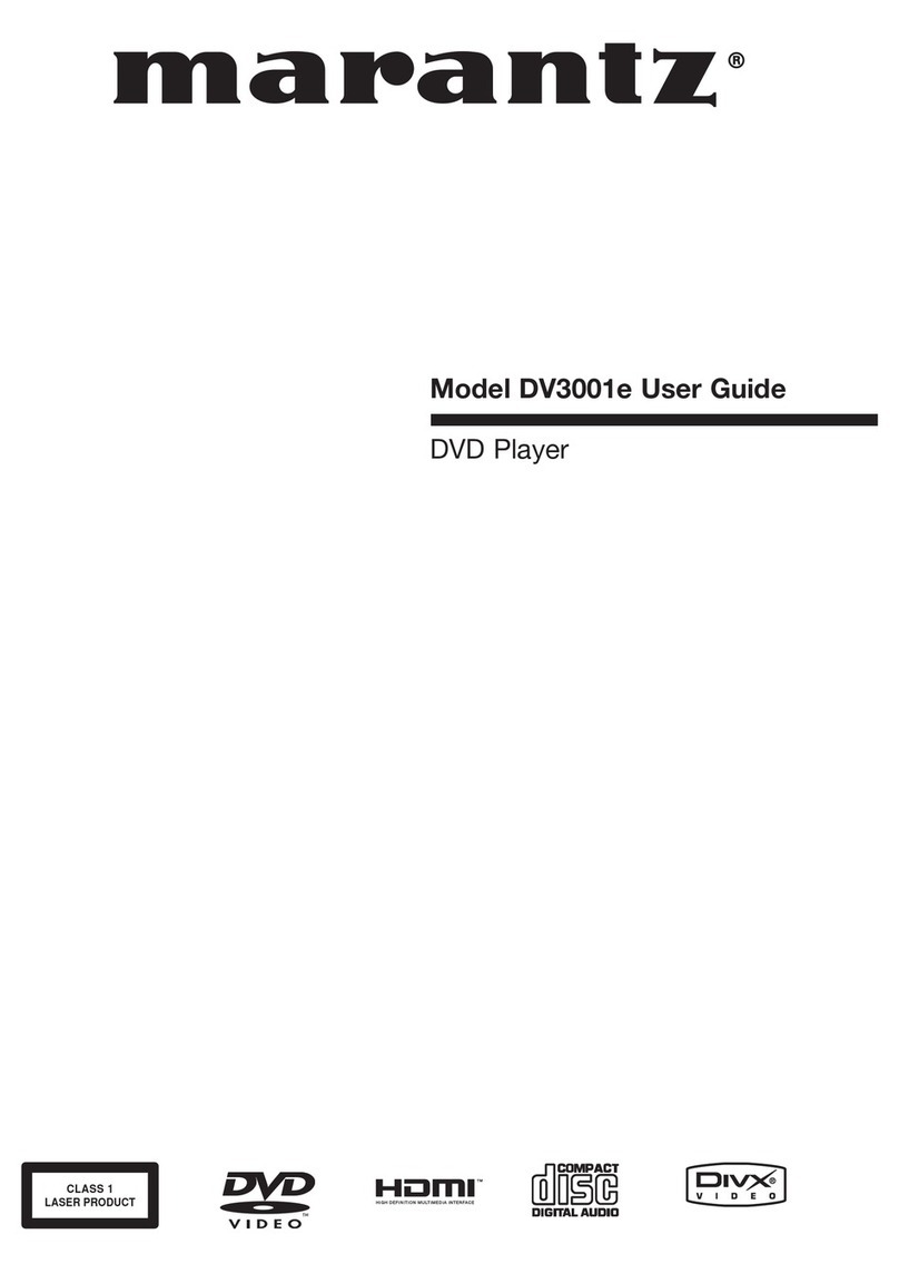 Marantz DV3001e User manual