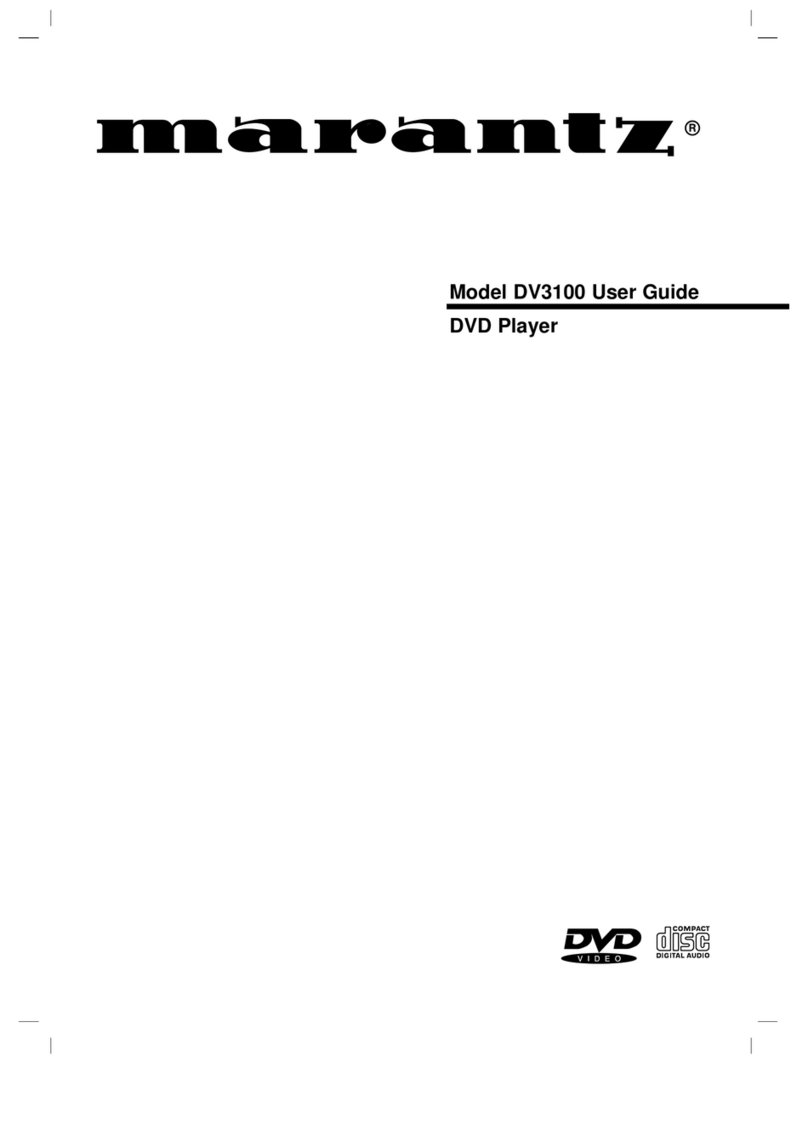 Marantz DV-3100 user guide