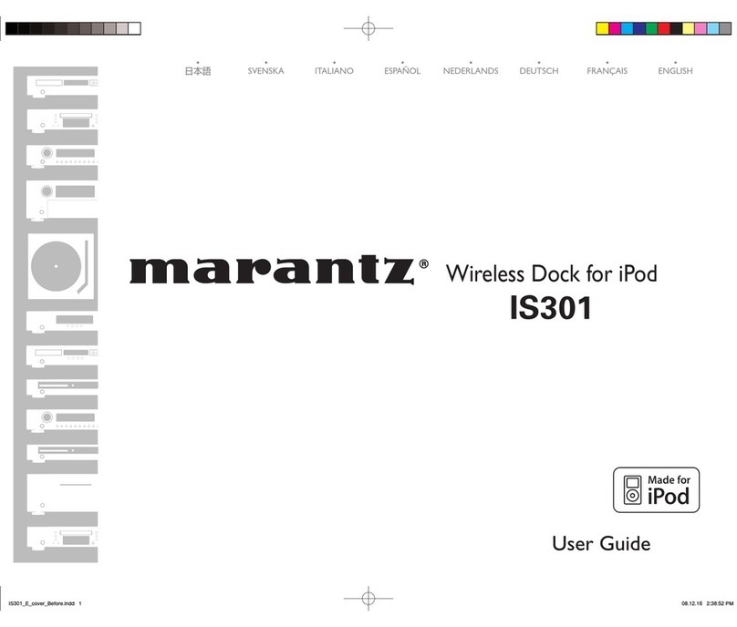 Marantz IS301 user guide