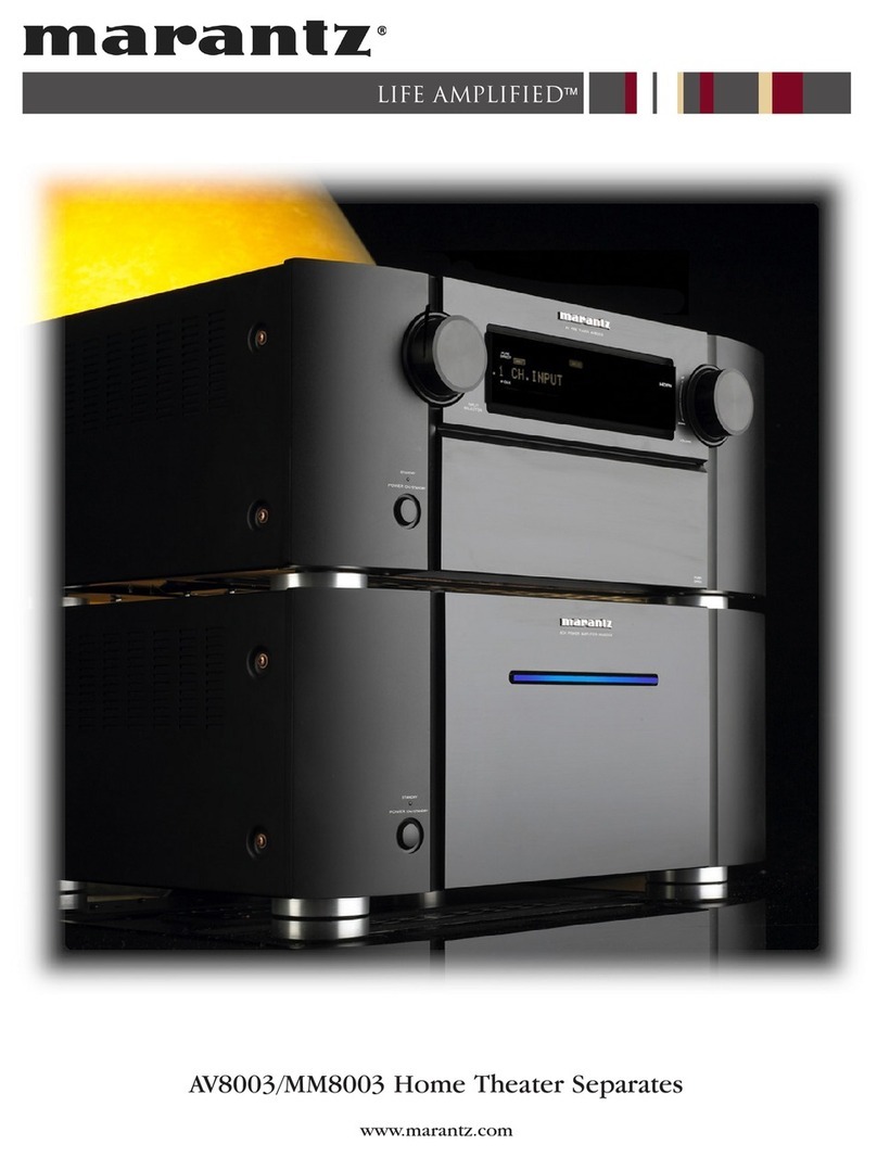 Marantz AV8003 Specifications