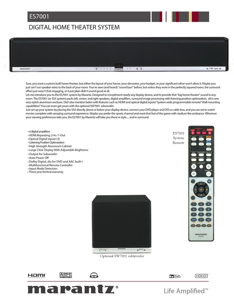Marantz ES7001 Specifications