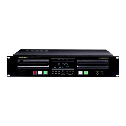 Marantz CDR510 User manual Marantz CDR510 User manual