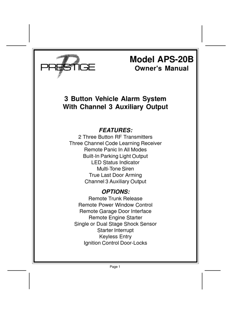 Prestige APS-20B owner's manual