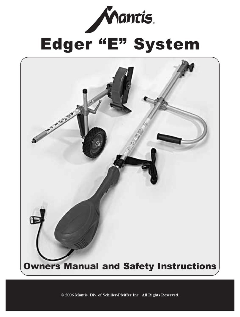 Mantis E System Owner's manual and safety instructions