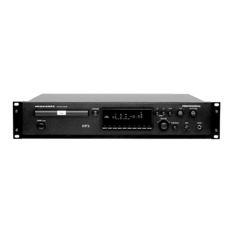 Marantz Professional PMD325 User manual