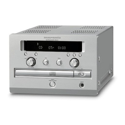 Marantz CR601 User manual