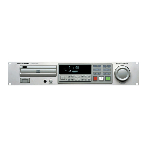 Marantz CDR631 user guide