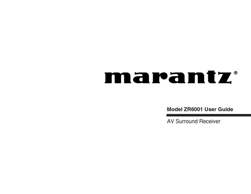 Marantz ZR6001 User manual