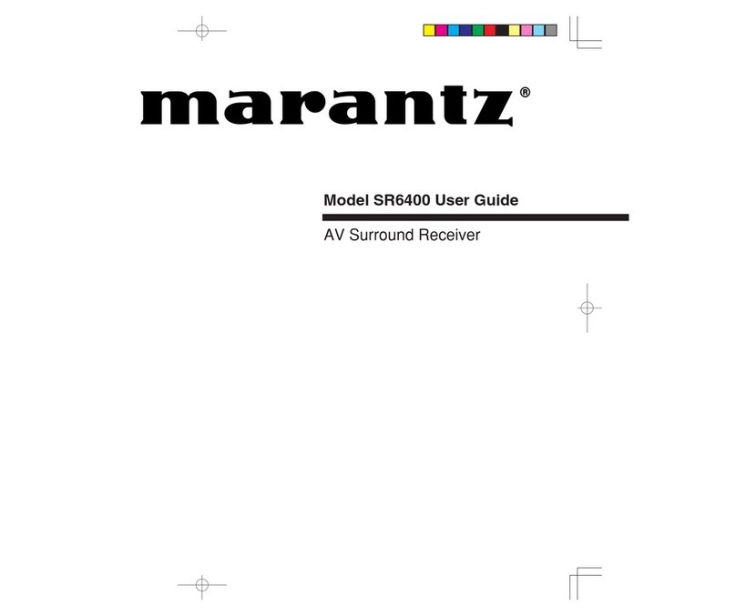 Marantz SR6400 User manual