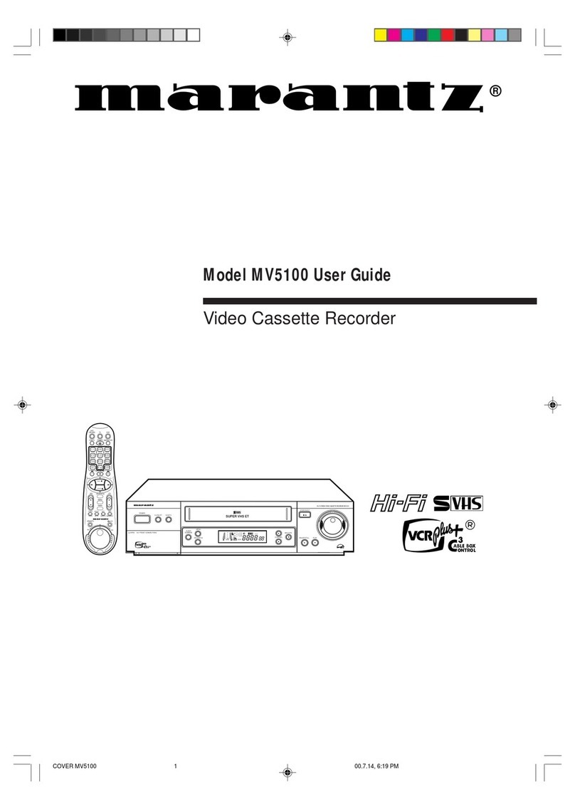 Marantz MV5100 User manual