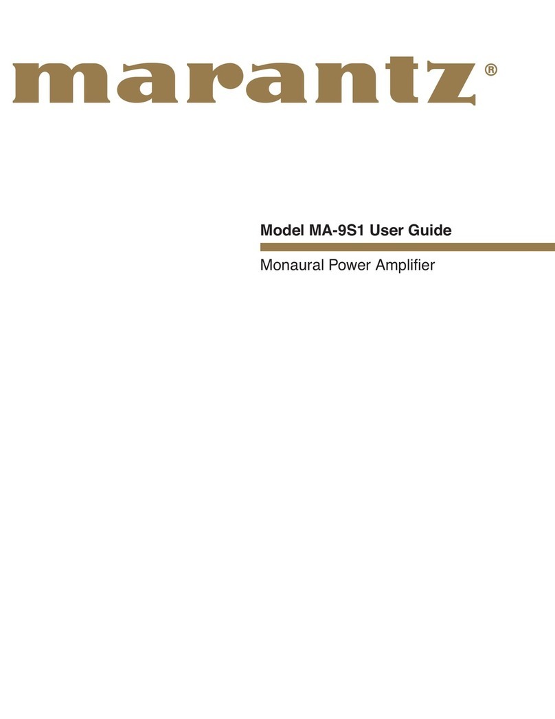 Marantz MA-9S1 User manual