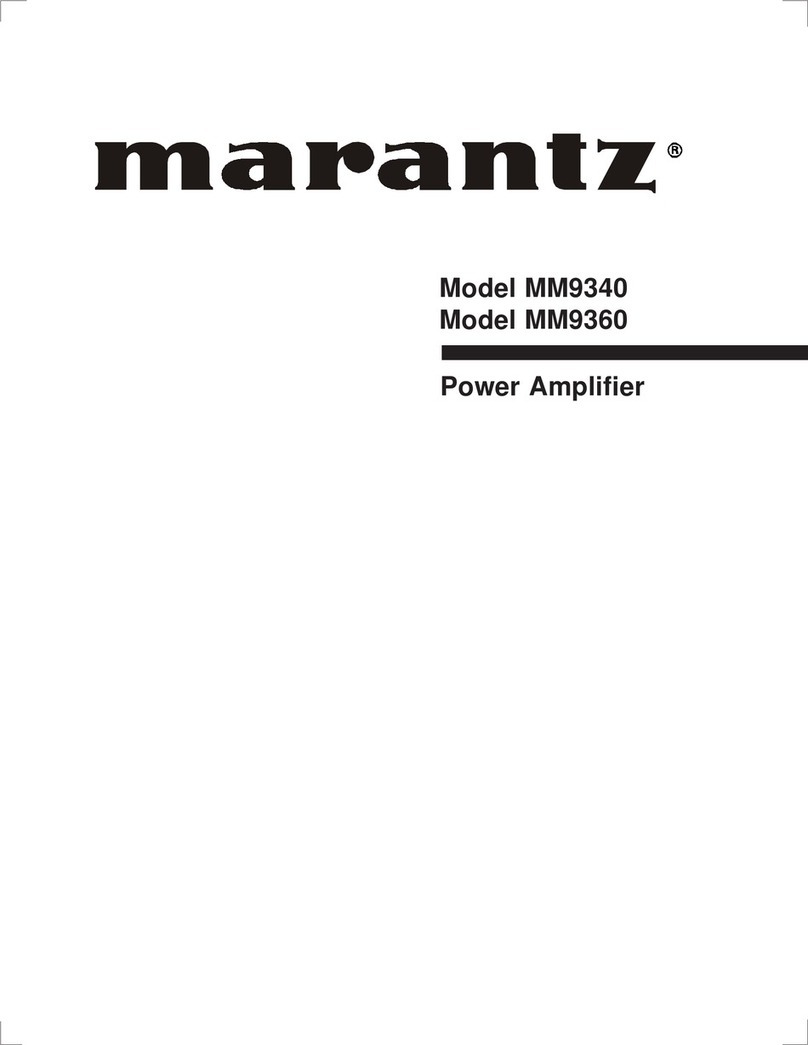 Marantz MM9360 operating manual