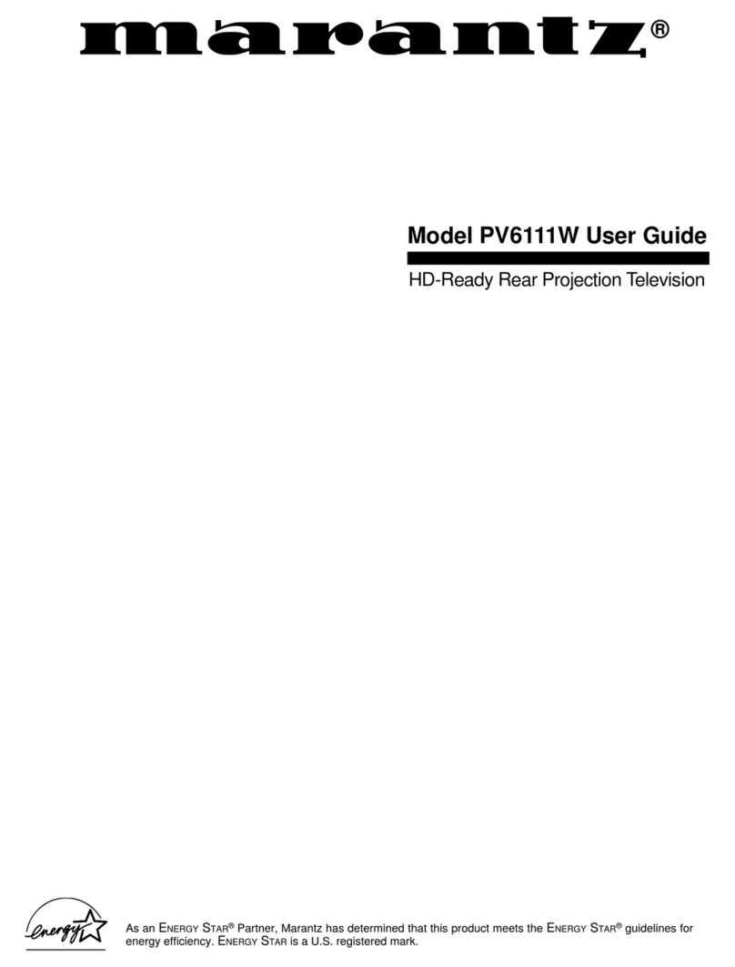 Marantz PV6111W user guide